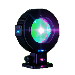 ضوء حلقي LED — رسم بكسل 256×256