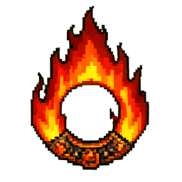 Ring of Fire — 256×256 pixel art sprite