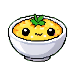 Bol de Risotto — sprite pixel art 256×256
