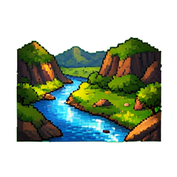River Valley - 256x256 pixel art sprite