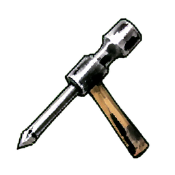 Ferramenta de remache — sprite pixel art 256×256
