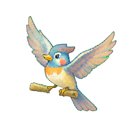 Robin — 256×256 pixel art sprite