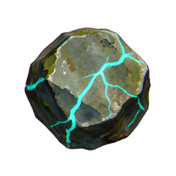 Rock Large (Atmospheric) - 256x256 pixel art sprite