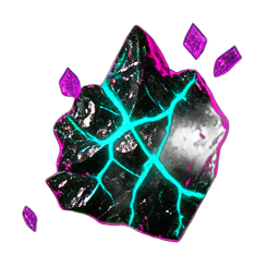 Rock Large (Cyberpunk) - 256x256 pixel art sprite