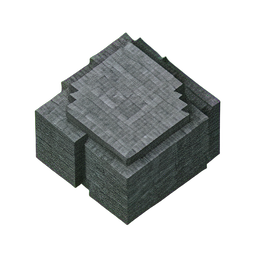 Rock Large (Voxel) - 256x256 pixel art sprite