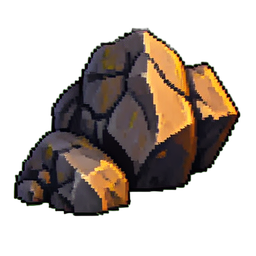 Rock Large - 256x256 pixel art sprite
