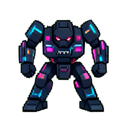 Dron de seguridad rebelde cuádruple — sprite pixel art 256×256