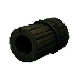 Armadilha de Tronco — sprite pixel art 256×256