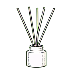 房间香薰芦苇 — 256×256 像素游戏素材