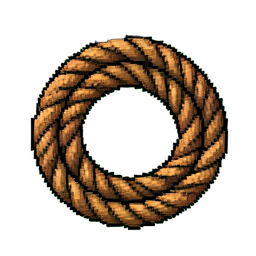 Rope (16-Bit) - 256x256 pixel art sprite