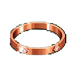 Pulseira de ouro rosa — sprite pixel art 256×256