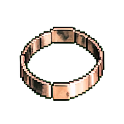 Roségold-Armband — 256×256 Pixel-Art-Sprite