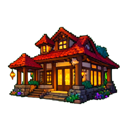 Jardín Real — sprite pixel art 256×256