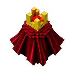 Royal Queen (Voxel) - 256x256 pixel art sprite