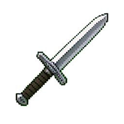 Dague Royale — sprite pixel art 256×256