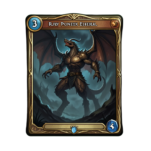 Fénix rubí eterno — sprite pixel art 512×512