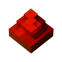 Ruby (Voxel) - 256x256 pixel art sprite