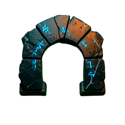 Ruins Arch (Cinematic) - 256x256 pixel art sprite