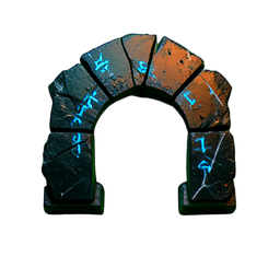 Ruinenbogen (Cinematisch) — 256×256 Pixel-Art-Sprite