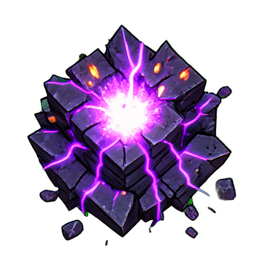 Ruins Wall (VFX) - 256x256 pixel art sprite