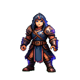 Lanceur de Runes — sprite pixel art 256×256