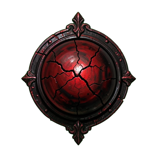 Heiliger Orb Schwarz — 512×512 Pixel-Art-Sprite