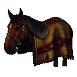 Satteldecke Navajo — 256×256 Pixel-Art-Sprite