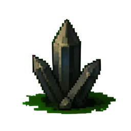 Cristal de salitre — sprite pixel art 256×256