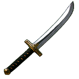 Odachi samurái — sprite pixel art 256×256