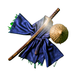 Samurai Ronin (HD-2D) - 256x256 pixel art sprite