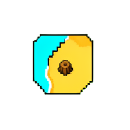 Sand Beach (16-Bit) - 256x256 pixel art sprite