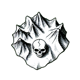Sandwüste (1-Bit) — 256×256 Pixel-Art-Sprite