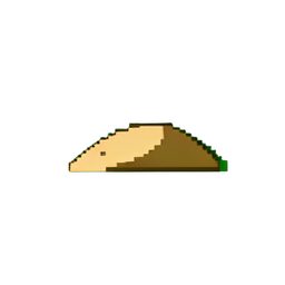 Sand Dune (Low-Res) - 256x256 pixel art sprite
