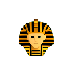 Sand Pharaoh (Low-Res) - 256x256 pixel art sprite