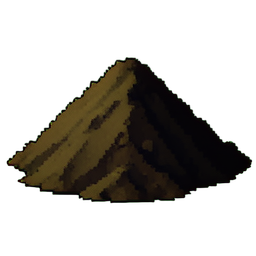 Tas de sable — sprite pixel art 256×256