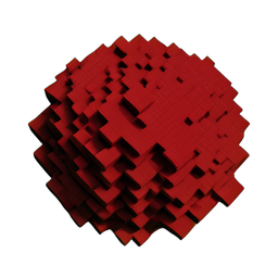 Areia Vermelha (Voxel) — sprite pixel art 256×256