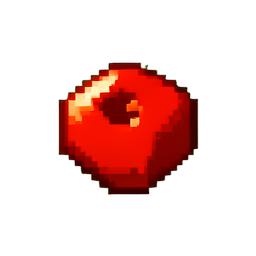 Areia vermelha — sprite pixel art 256×256