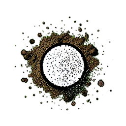 Sand Wet (1-Bit) - 256x256 pixel art sprite