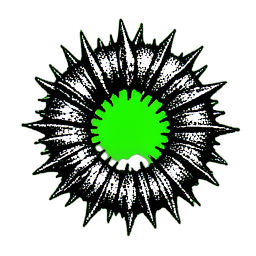 Sand Worm (1-Bit) - 256x256 pixel art sprite