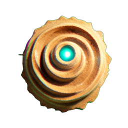 Minhoca de areia (Atmosférico) — sprite pixel art 256×256