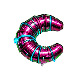 Sand Worm (Cyberpunk) - 256x256 pixel art sprite