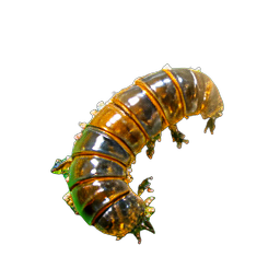 Sand Worm (HD-2D) - 256x256 pixel art sprite