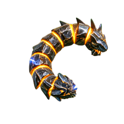 Sand Worm (VFX) — 256×256 pixel art sprite