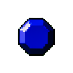 Sapphire (16-Bit) - 256x256 pixel art sprite