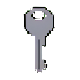 Skandinavischer Schlüsselhalter — 256×256 Pixel-Art-Sprite