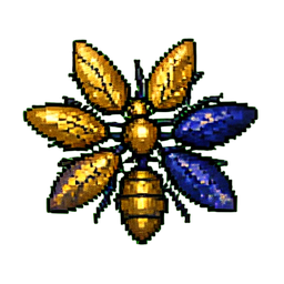 Scarab Swarm (16-Bit) - 256x256 pixel art sprite
