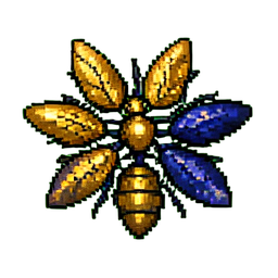 Essaim d'scarabées (16-bit) — sprite pixel art 256×256