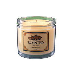 Grupo de velas aromáticas — sprite pixel art 256×256