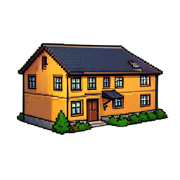 Cour de récréation — sprite pixel art 256×256