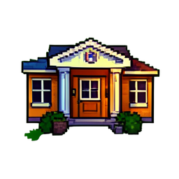 School - 256x256 pixel art sprite